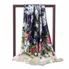 90 * 90cm New Silk Scarf Women'S Spring And Summer Decorative Scarf Sunscreen Travel Shawl Autumn And Winter Scarf Thin Edition