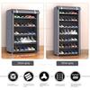 Portable Multi-layer Dustproof Shoe Cabinet for Dorms and Foyers Easy Assembly Storage Organizer for Rental Homes