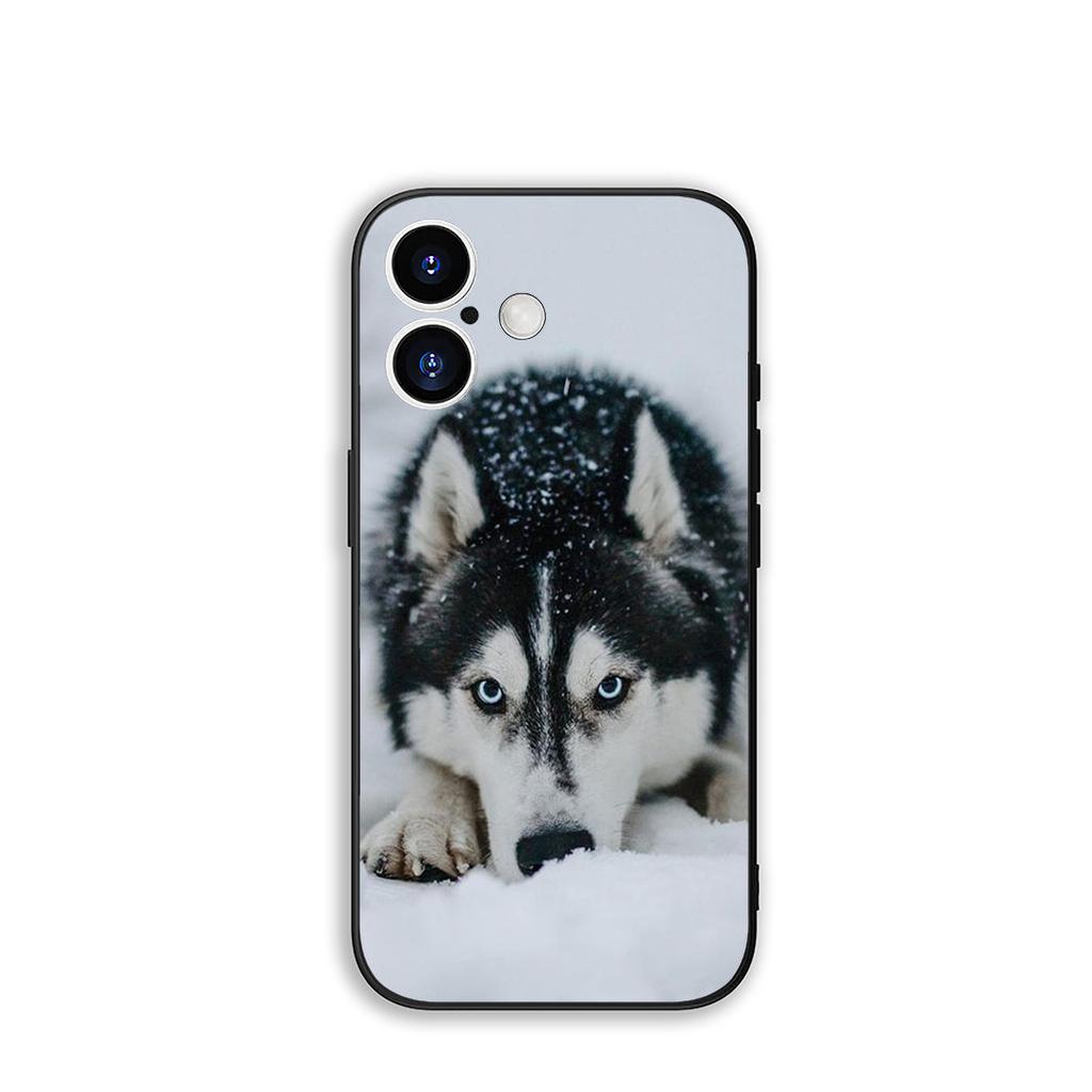 Phone Cover Animal Lovely Husky Dog Casing for Samsung Galaxy S25 S24 S22 S23 FE Ultra Plus A56 A05 A06 A15 A16 A55 S7 Edge Case