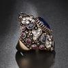 Fashion Shiny Rhinestone Punk Women Finger Ring Statement Jewelry Party Gift