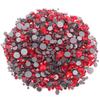Glitter Mix Size Rhinestones Shiny Crystals Strass Glue Stones Beads Crystals Fabric Crafts Gems Hotfix Rhinestones for Clothes
