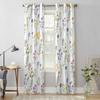 Flower Watercolor Hand Painted Window Curtains for Living Room Bedroom Curtain Modern Kitchen Blinds Drapes Curtains