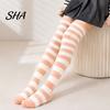 Over Knee Boot Socks 1 Pair Women Thigh High for Winter, Thickened Coral Fleece Leg Cozy Warmer Long Stockings, Fluffy Warm Girls Velvet