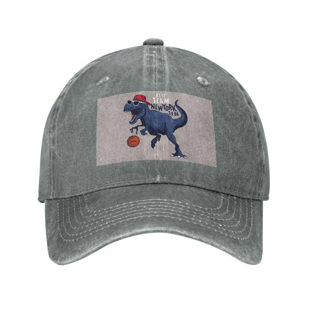 Забавные солнцезащитные очки в виде динозавра для бейсбола, бейсбольная кепка, ковбойская шляпа для мужчин и женщин, регулируемые классические шляпы, кепки для папы, кепка для гольфа