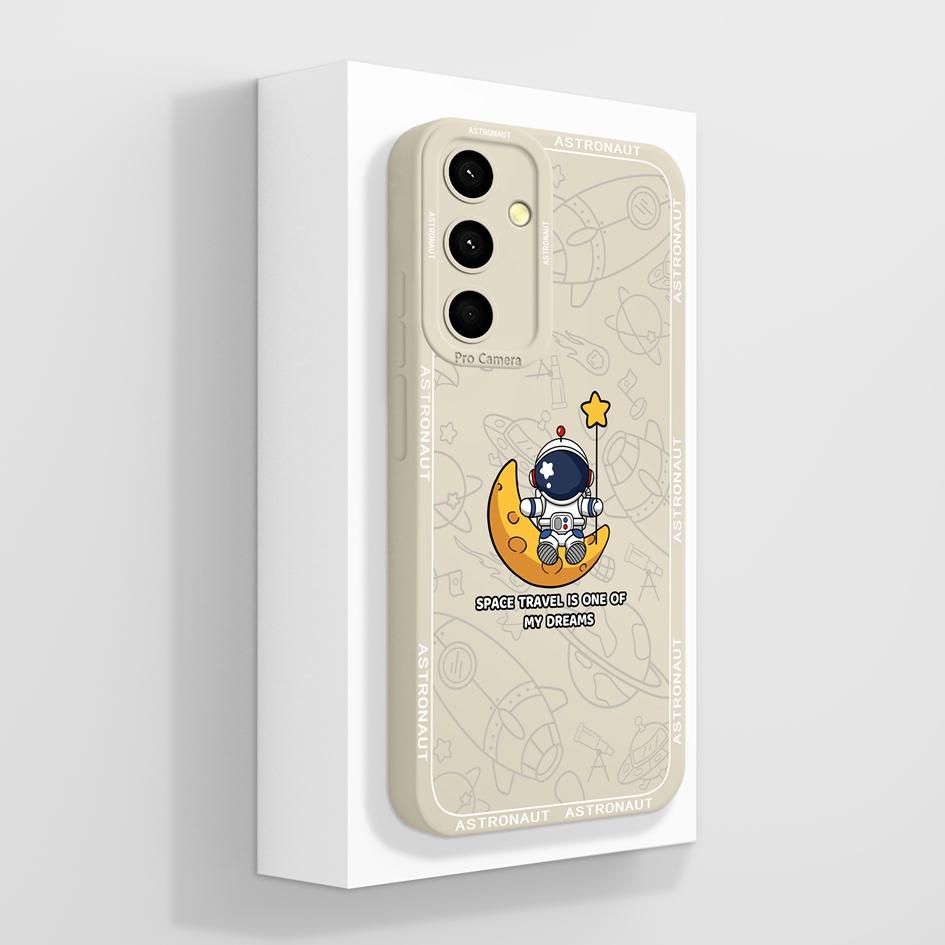 Cover For Samsung Galaxy A35 M55 S24 Ultra M34 S22+ S21 FE S20 Case Fashion Design Shockproof Liquid Soft Silicone High Quality Phone Bags For Samsung