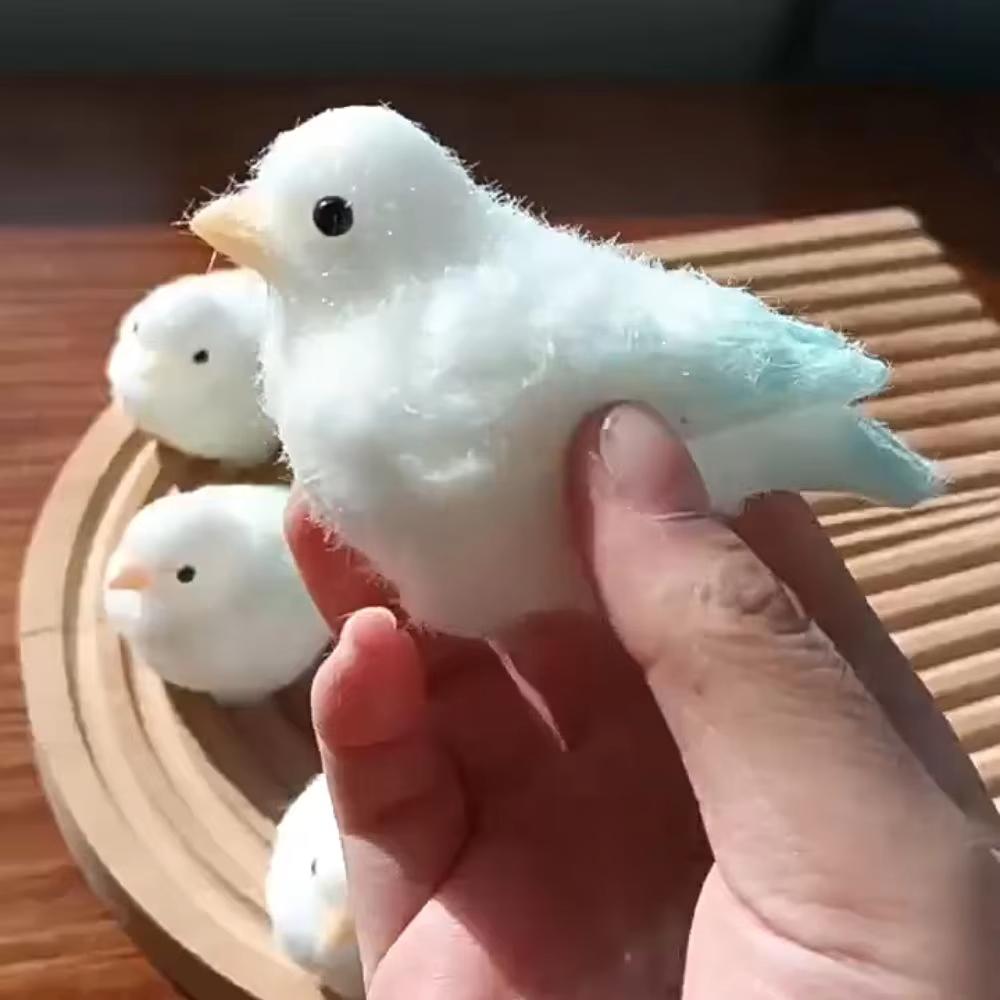 Anti-Stress Bird Squeeze Toys Silicone Parrot Pinch Decompression Toy Birthday Gift