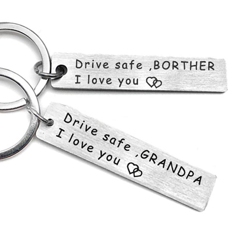 Father's Day Mother's Day Drive Safe For Family Mom Dad Stainless Steel Gift Accessories