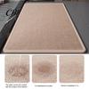 Daily Maintenance Rug Minimalist Bathroom Rug, Absorbent Non-Slip Floor Mat, Rectangular Door Easy Care Mat for Home Entrance Bedroom Living