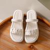 Platform Two Wear Sandals Female 2025 New Summer Internet Celebrity Fairy Wind Cool Slippers with Skirt Roman Beach Shoes