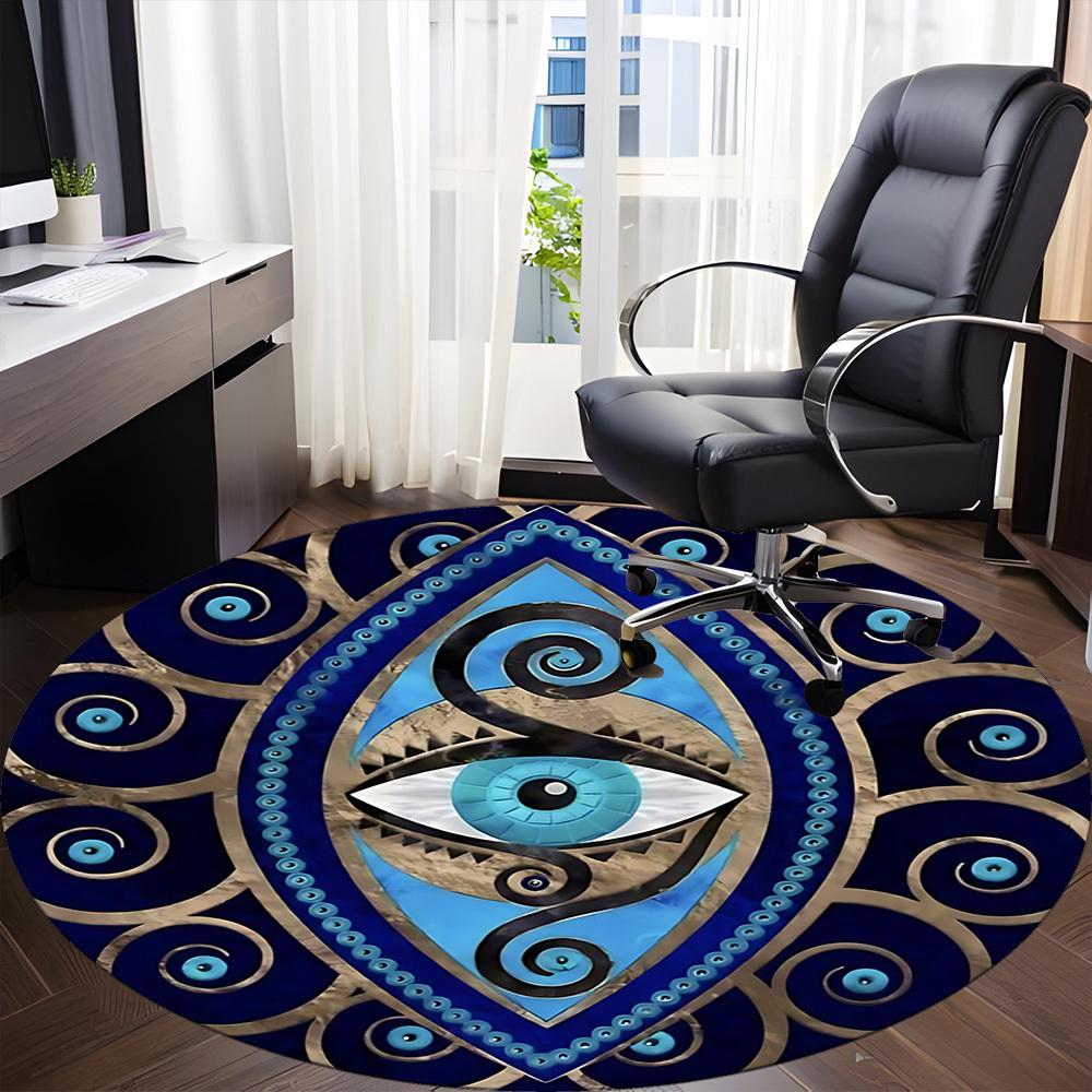 1 шт. EYE ART Ковер для стула для офиса, для помещений, нескользящий, моющийся, мягкий, удобный коврик для офисного помещения yy250930072