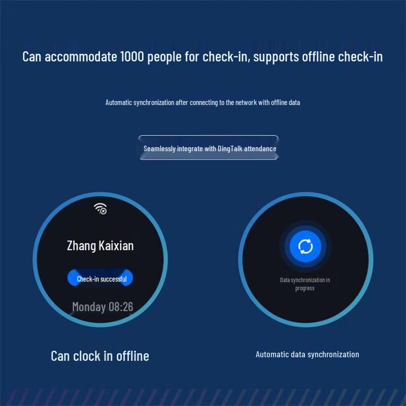 Modian X2 DingTalk Умный аппарат для учета рабочего времени по отпечаткам пальцев и контроля доступа CN вилка (адаптер в комплекте)