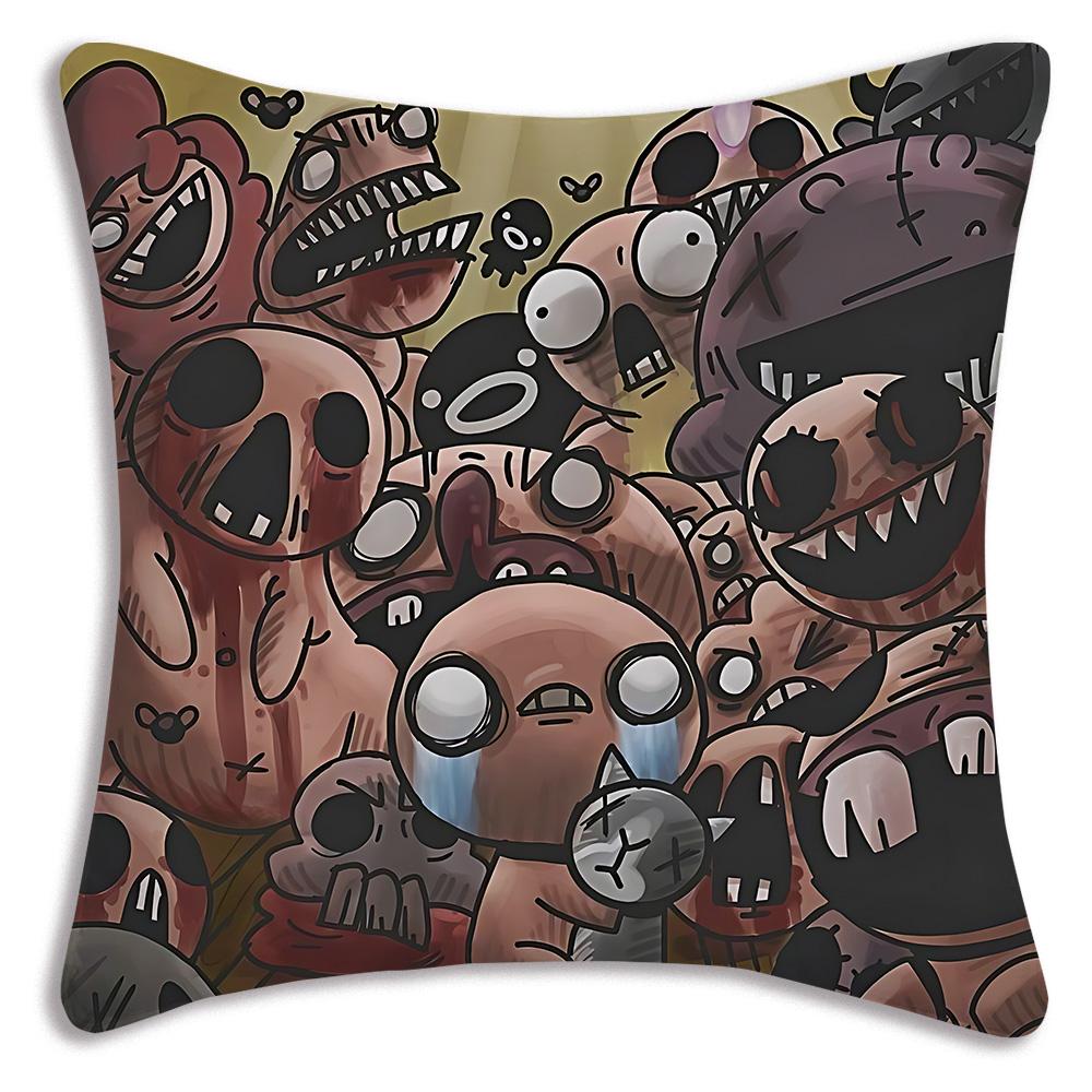 Мультяшные Наволочки The Binding of Isaac Мультяшные Декоративные Подушки для Дивана Домашние Двусторонние Короткий Плюш Милый Чехол для Подушки