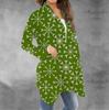Women's Casual Long Sleeved Christmas Printed Cardigan Without Top Coat