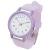 Fieldwork Women's Analog Watch with Silicone Strap and Lamibel Laminated Leather Strap, Purple, KDS014-4