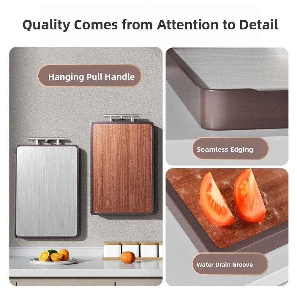 Anti-Bacterial Double-sided Cutting Board Anti-Mold Kitchen Chopping Block Home