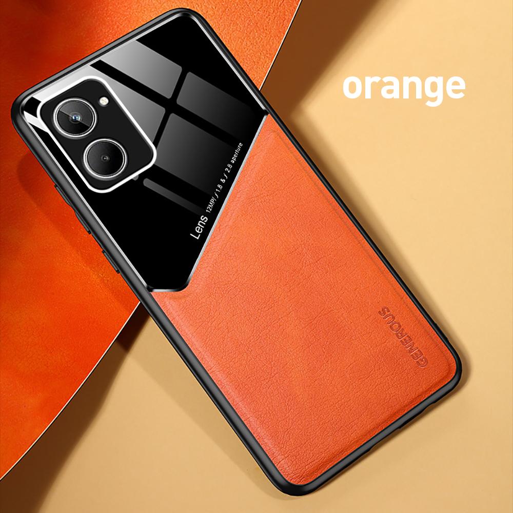 Кожаный автомобильный магнитный чехол-держатель для Realme 10 Pro Plus Realme10 Pro + ProPlus 5G с мягкой рамкой, противоударный чехол Realmi 10 4G