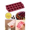 Силиконовая форма для шоколада с желе и льдом в форме сердца, 18 шт. | Форма для шоколадного льда с сердечком, 18 шт.