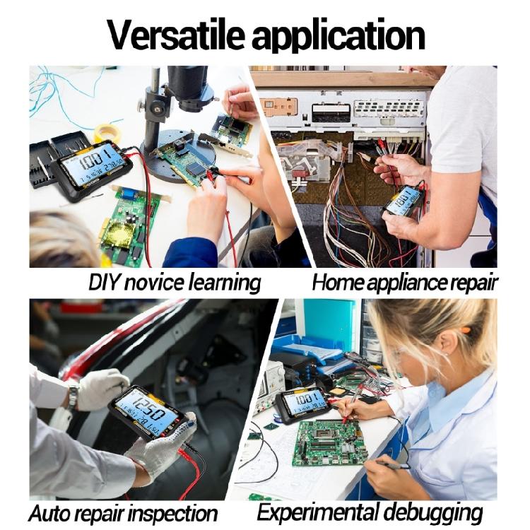 Ohmmeter Voltmeter with Backlit 4000 CountsDigital Multimeter Voltage Current Tester Multi Tester