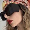 Designer Fashion Oversized Sunglasses for Women Vintage Big Frame Gradient Sun Glasses Female Shades Oculos De Sol