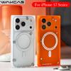 Чехол Wakcas для iPhone 17 Pro Max Микроматовая задняя крышка Чехол для ONEPLUS 17 PRO