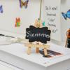 To do List Writting Desk Display Wooden Easel Reminder Board Chalkboard With Stand Mini Blackboard