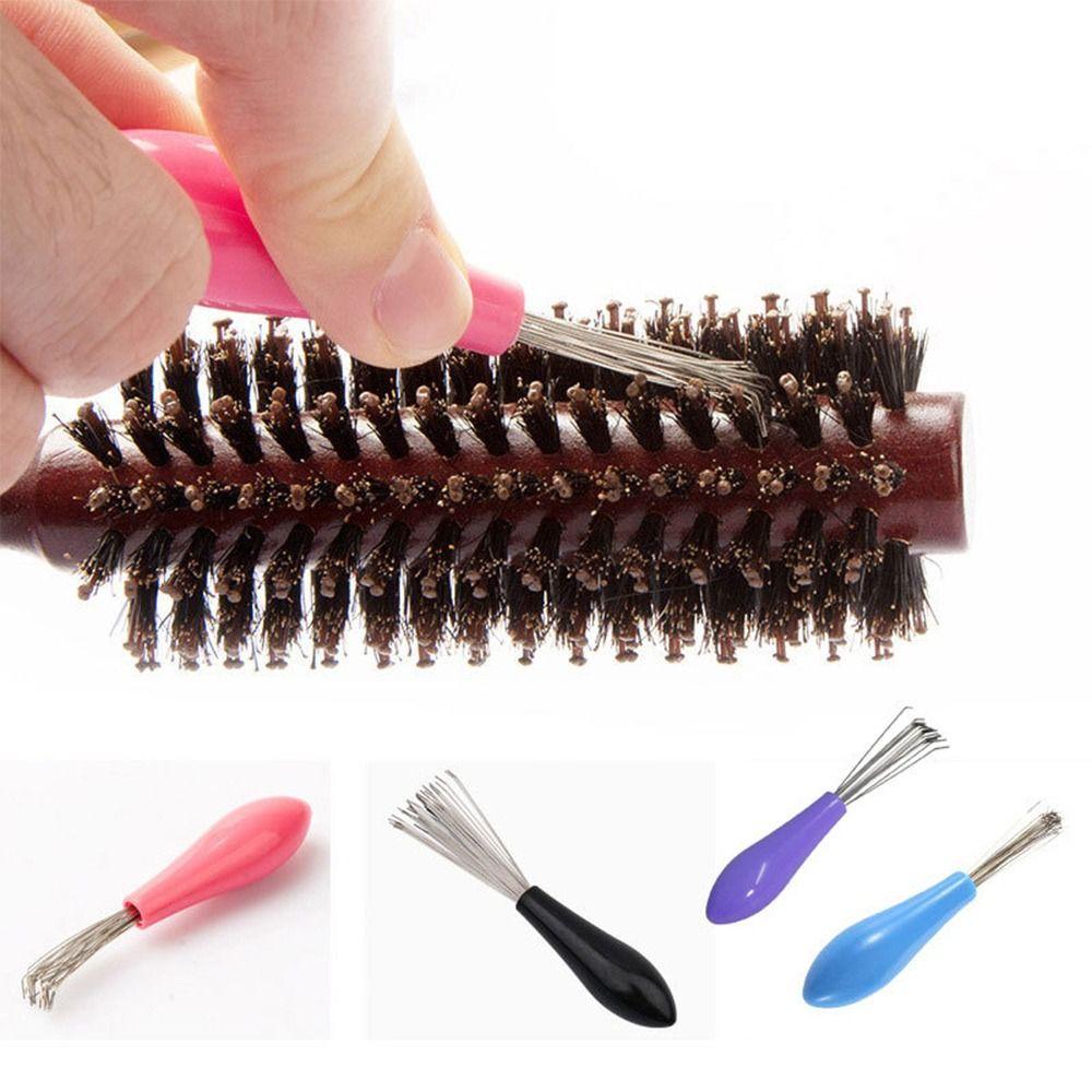 Hand Tool Comb Hair Brush Cleaner Plastic Handle Comb Hair Remover Practical Brush Cleaning Claws