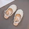 Fashion Child Sandals New Summer Comfort Girls Shoes Soft Sole Exquisite Anti Slip Princess Shoe Elegant Temperament Kid Shoes