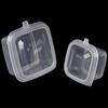 50Pcs/Pack Square Sauce Cup With Cover Clear Mini Plastic Dipping Sauce Cups