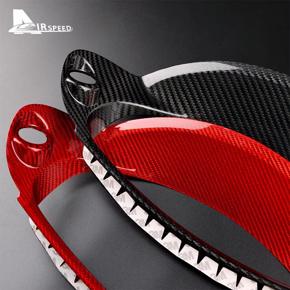 For Subaru BRZ Toyota GR86 2021 2022 2023 2024 2025 Real Hard Carbon Fiber Sticker Speedometer Dashboard Frame LHD Cover Decor
