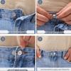 Adjustable No-Sew Waist Extender Button