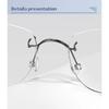 Denmark Brand Style Frameless Eyeglass Frame No Screws Ultra Lightweight Rimless Glasses Small Square Eyewear Customize Glasses