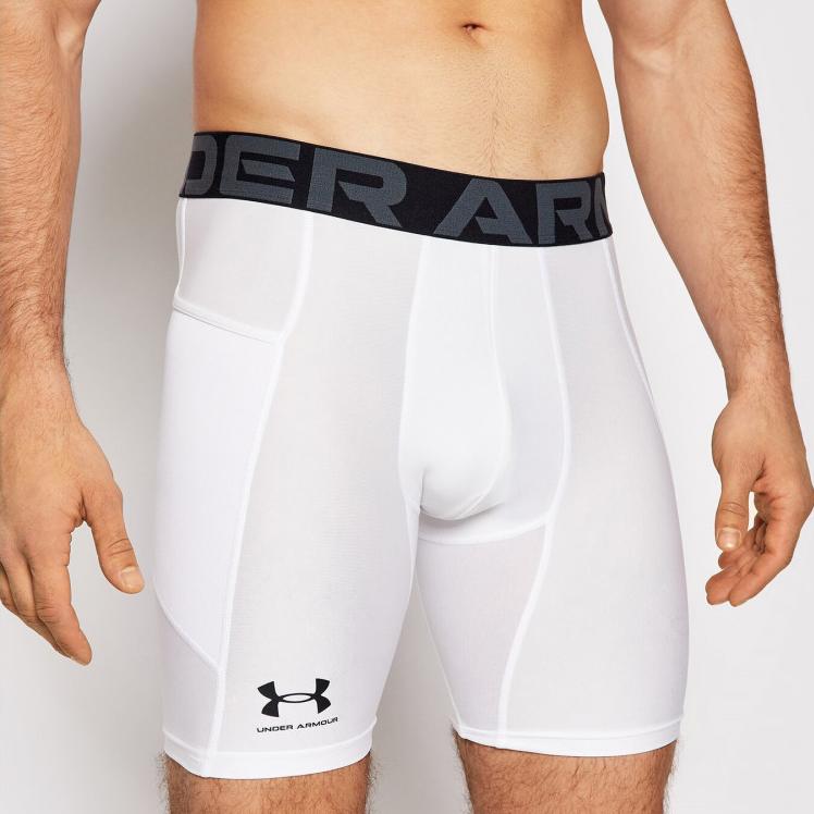 Under Armour Мужские тренировочные шорты с сильной растяжимостью Белый 1361596-100
