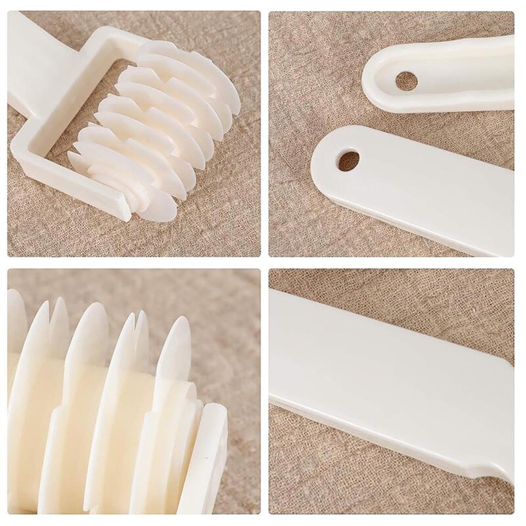 Пластиковый роликовый нож для теста, Роликовый нож для пиццы, Креативный инструмент для выпечки