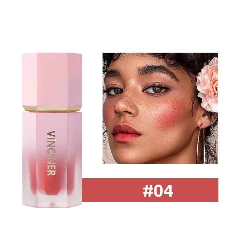 Long-lasting Matte Smooth Liquid Blush 8 Colors with Natural Color Enhancement