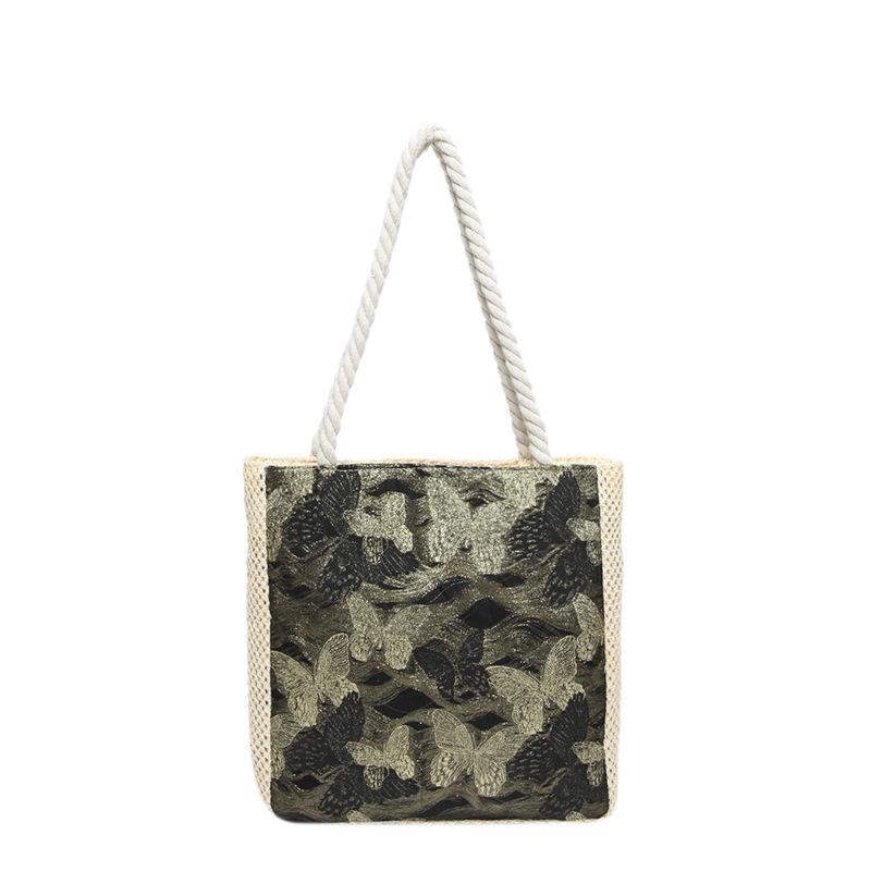 Модная сумка кросс-боди на одно плечо Новая сумка для поездок на работу Красивая летняя текстура Простая сумка-тоут большой вместимости для поездок на работу