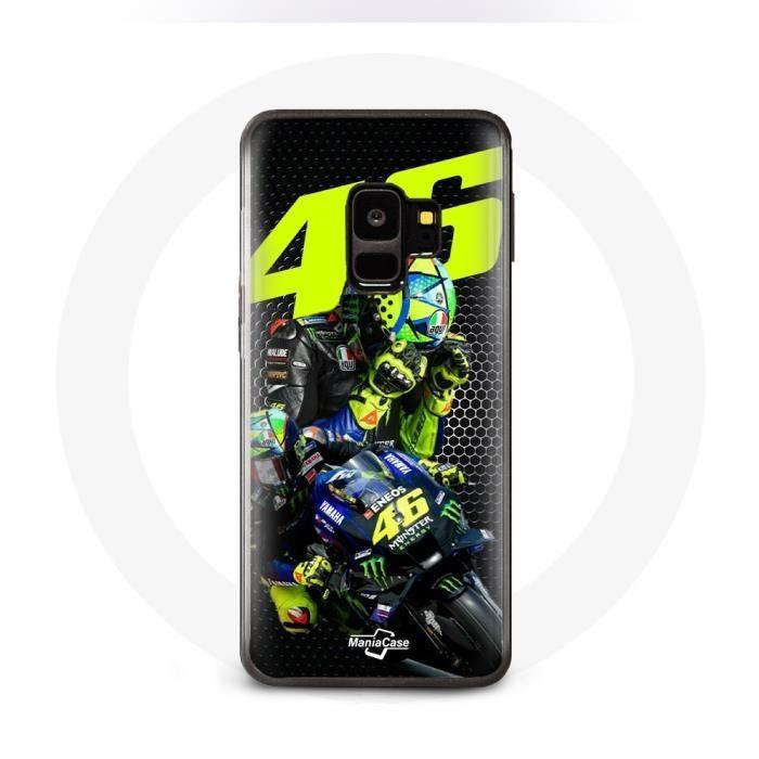 Чехол - Валентино Росси - Samsung Galaxy S9 - Мягкий - Черный - MotoGP 46