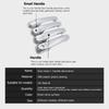 Fit for Lexus LX570 J200 LX450d 2016~ Chrome Smart Door Handle Cover Car Exterior Decorate Accessories Protective Stickers