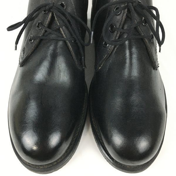 80s Vintage Addison Shoe Co Z41-1983/75 Size 6.5R 24.5 Steel Toe U.S. Navy Service Shoes Black(USED)