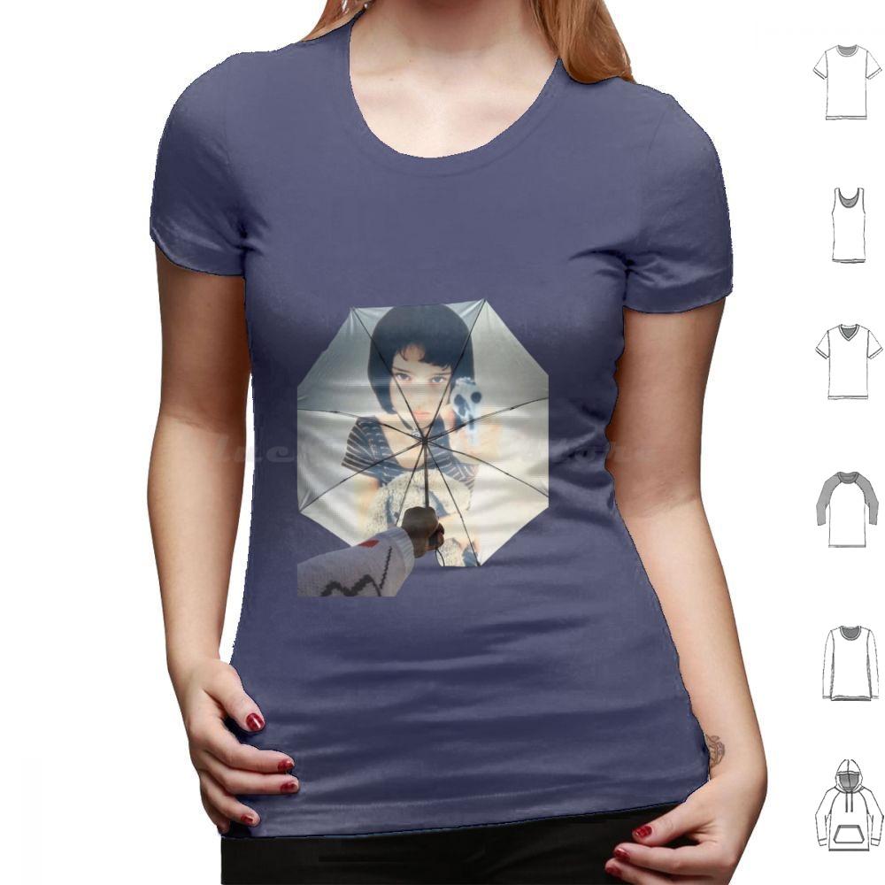 Leon The Professional Umbrella T Shirt Big Size 100 Cotton Leon Leon The Professional Movie Natalie Portman Mathilda Jean Reno