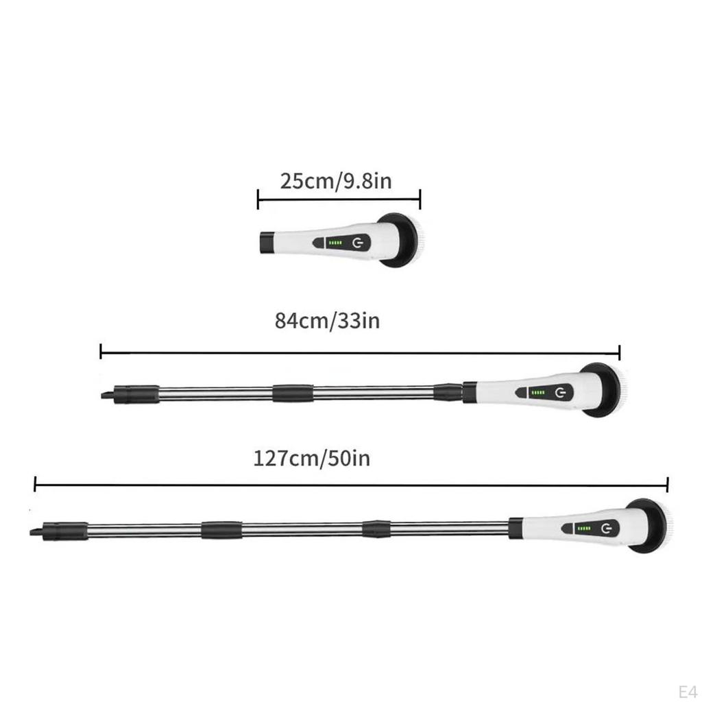 Cleaning Brush, Electric Scrubber, Power Scrubber Shower Brush for Windows, Furniture,