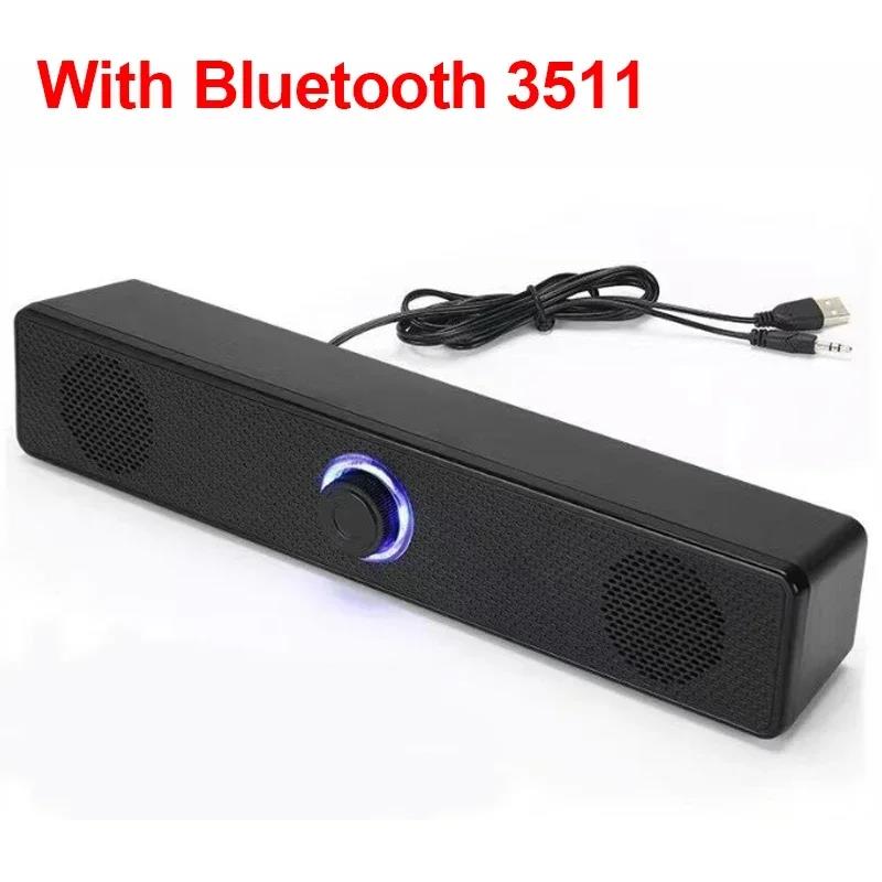 Беспроводная Bluetooth и ПК Саундбар Проводной Динамик Питание от USB Саундбар для Телевизора ПК Ноутбука Игр Домашний Кинотеатр Система Объемного Звука