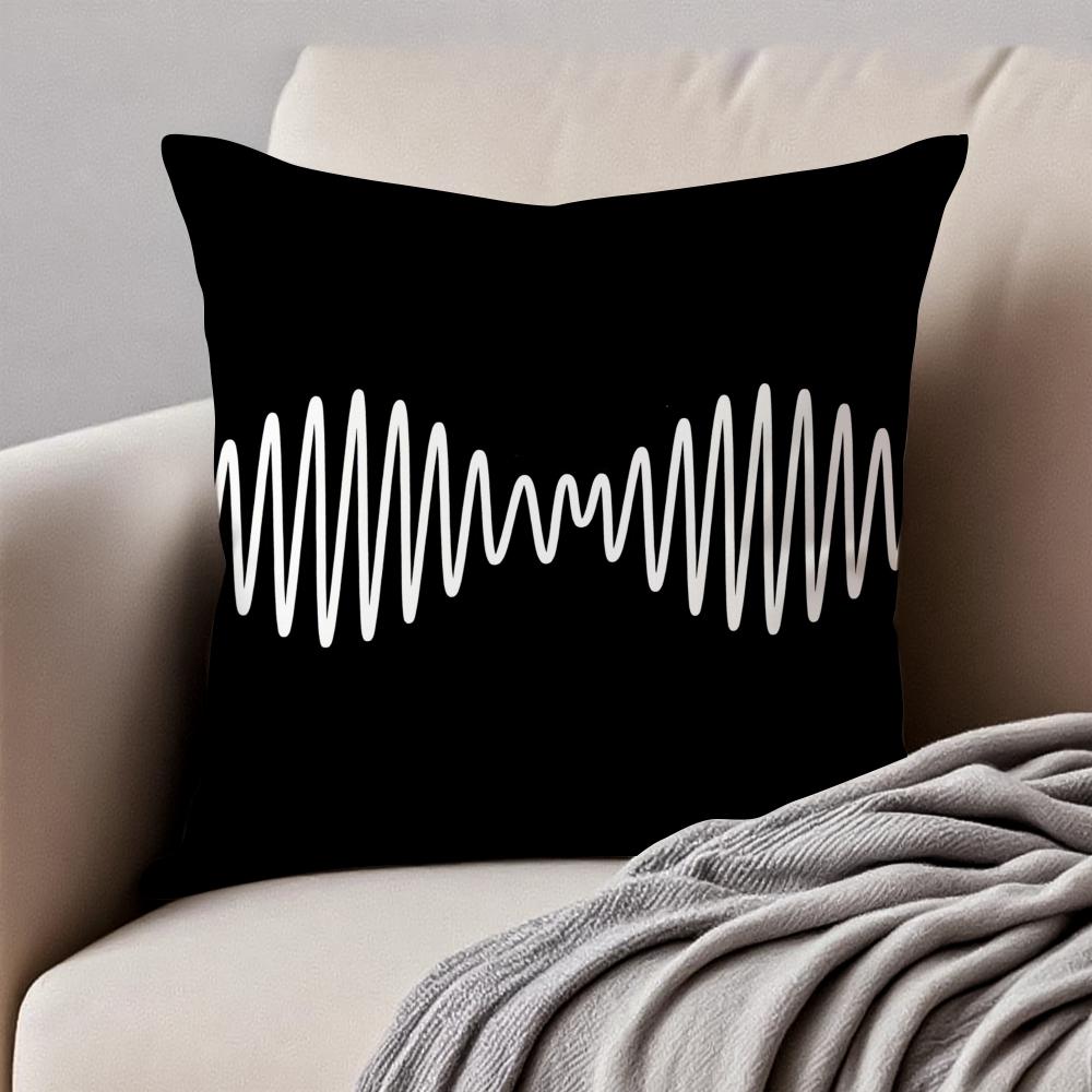 Модная Классная A-Arctic Monkeys Группа Иконическая Наволочка Подушка Антипылевой Невидимая Молния Короткий Плюш Диванная Подушка