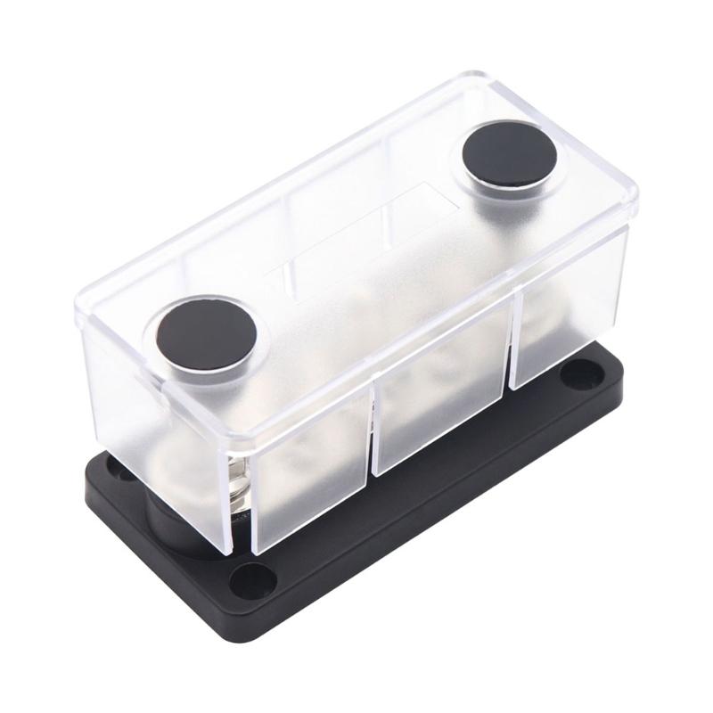 3-контактный блок распределения питания, шина с крышкой, номинальный ток 150 А, морская шина, автомобильная и солнечная проводка