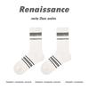 Женские носки Renaissance Polka Dot Mid-Tube Socks - Милый стиль осень/зима, толстые и теплые, имитация норки