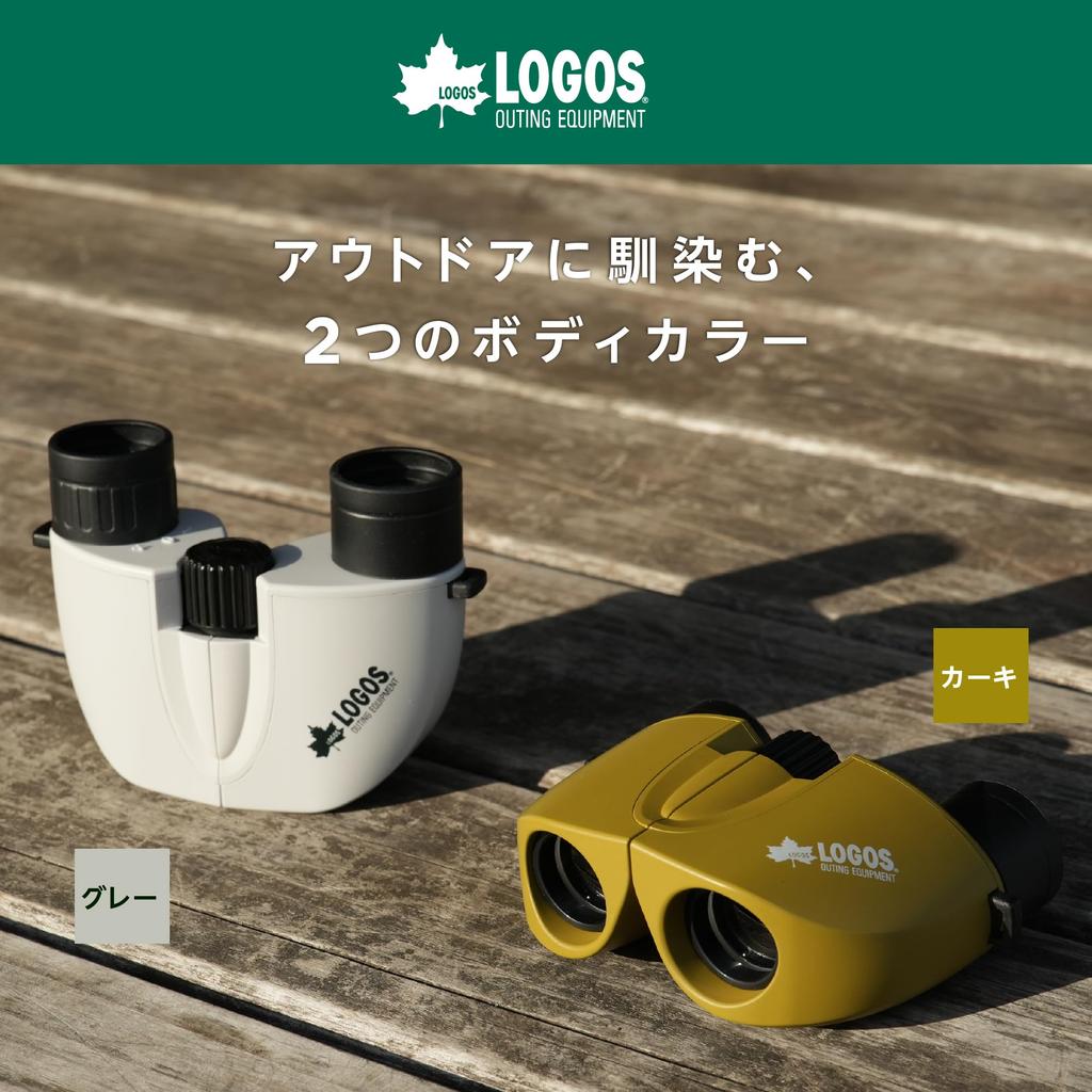 Kenko LOGOS 8x21 8x 21mm Objective for Outdoor and Concert Neck Strap 302811 Binoculars, Gray, Magnification, Lens, Use, Ultra-lightweight (143g),