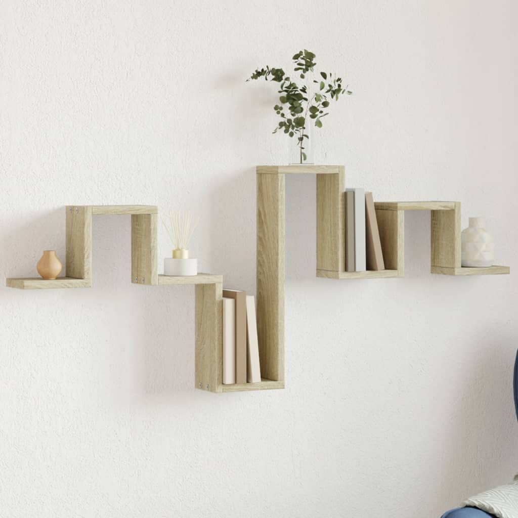 Wall Shelf Sonoma Oak 104.5 x 10 x 43 cm Particleboard