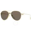 Cartier Bronze Mirror Pilot Unisex Sunglasses Ct0273s 001 99