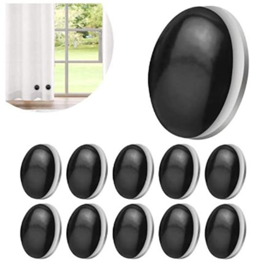 Магнитные грузики для штор Удобные нержавеющие Достаточно тяжелые подвесные грузики для штор Сильные магнитные грузики для драпировок занавесок для душа