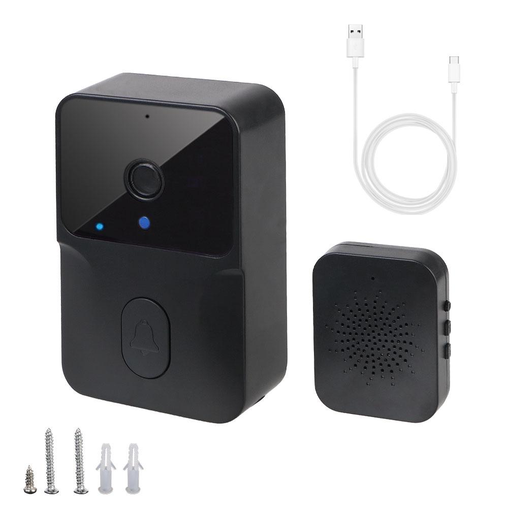 Two Way Smart Home Security Intercom Voice Change HD Door Bell Secure Video Doorbell Night Vision Camera Wireless WIFI For Home