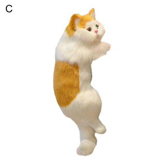 Cute Lightweight Great Allergy Free Lovely Simulation Stuffed Plush Cat Toy Simulation Cat